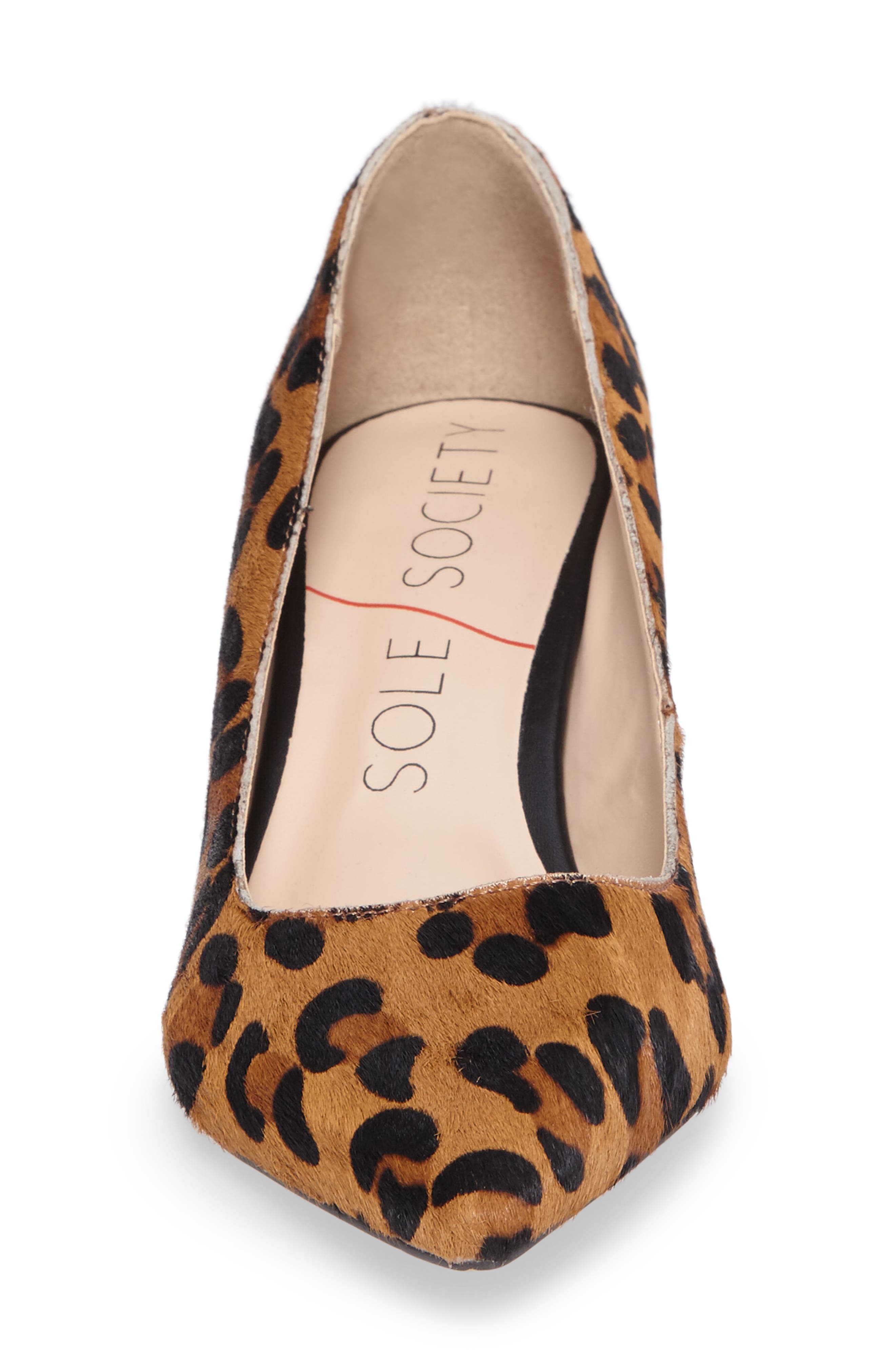 Andorra Pump, Alternate, color, LEOPARD CALF HAIR
