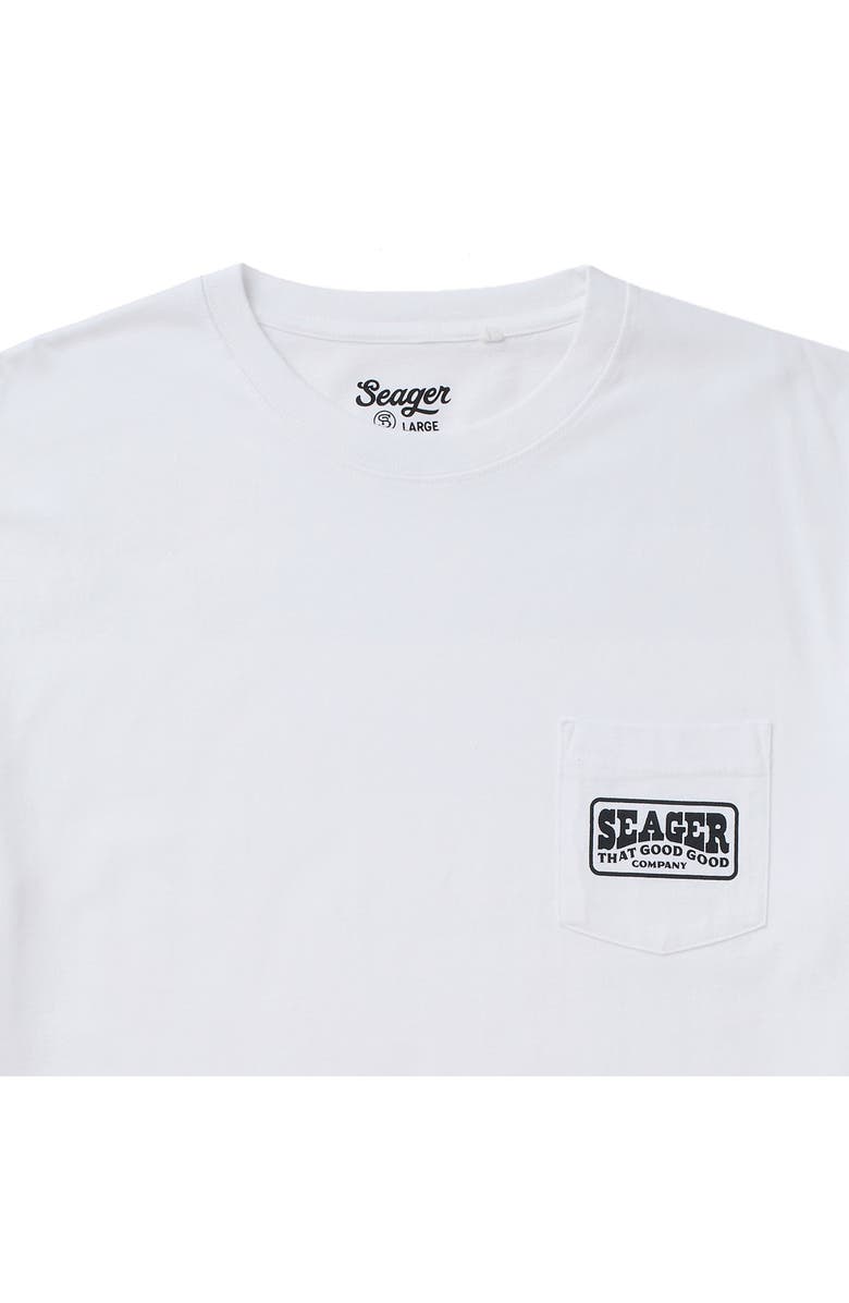 Seager Co Good Good Pocket Graphic T-shirt, Alternate, color, White