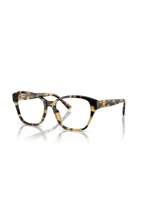 Ralph Lauren 55mm Square Optical Glasses In Brown