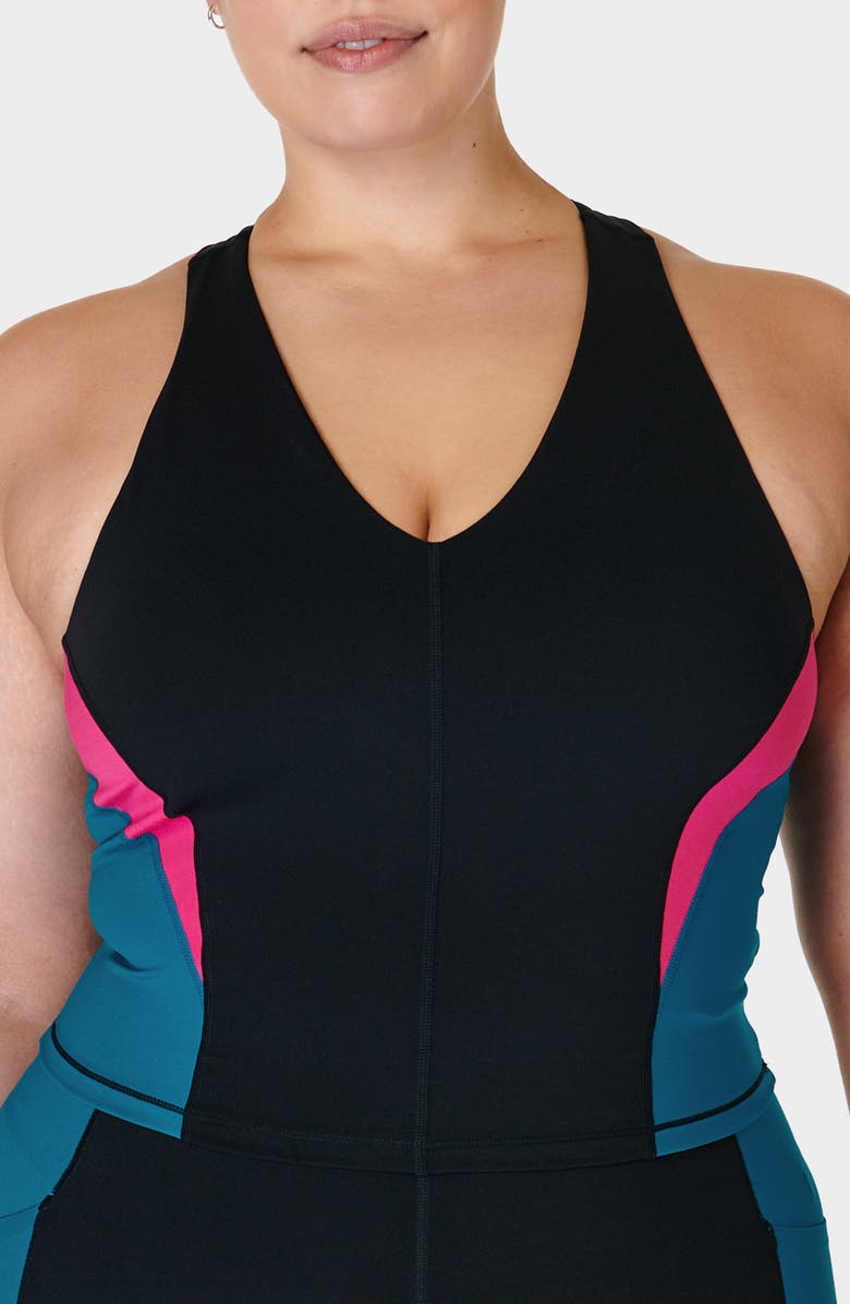 Sweaty Betty Power Colorblock Racerback Tank, Main, color,