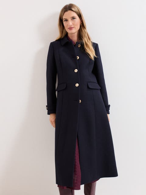 Aurelie Long Sleeve Maxi Coat