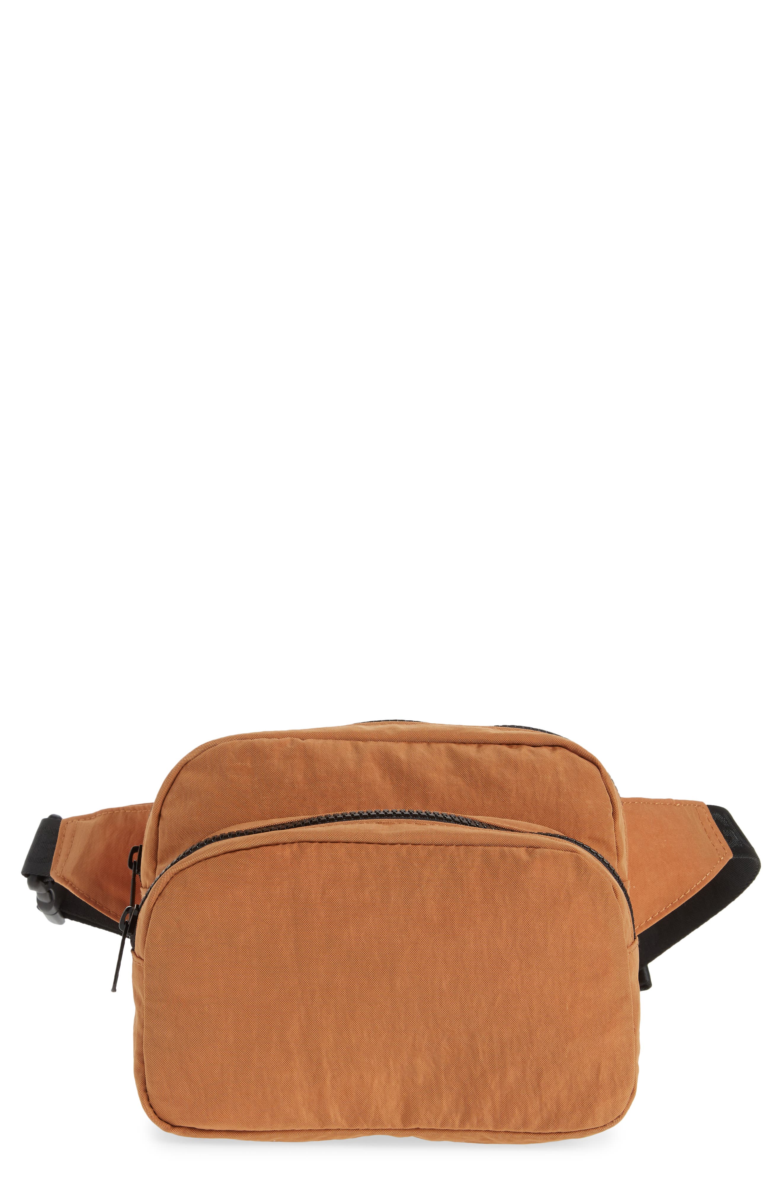 Nylon Belt Bag, Main, color, PINTO