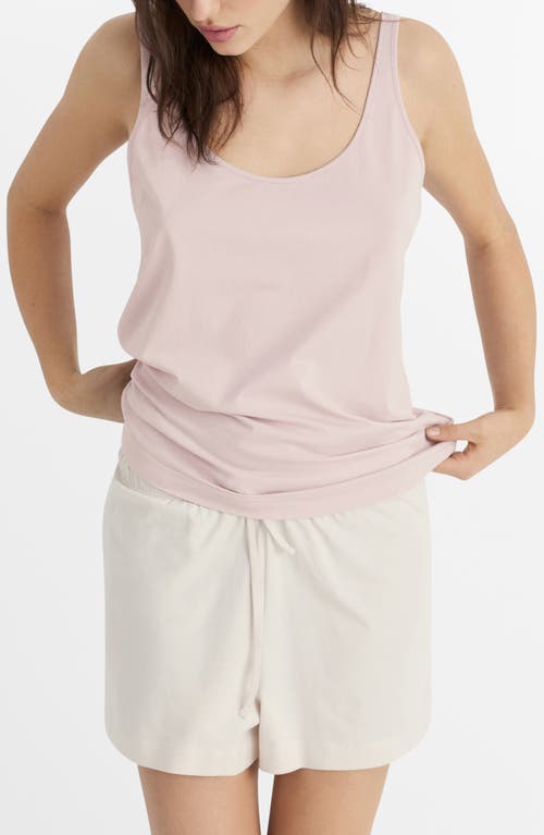 Mango Cotton Lounge Camisole In Pink