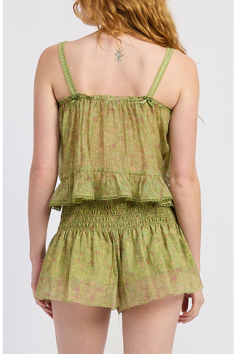 Jenny Ditsy Print Tank, Alternate, color, LIGHT GREEN DITSY