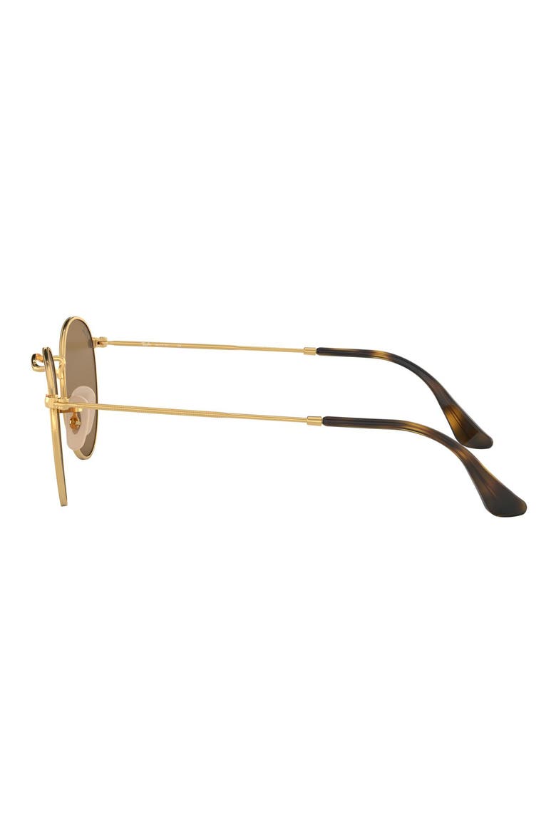 Icons 50mm Round Sunglasses, Alternate, color, GOLD/ PINK