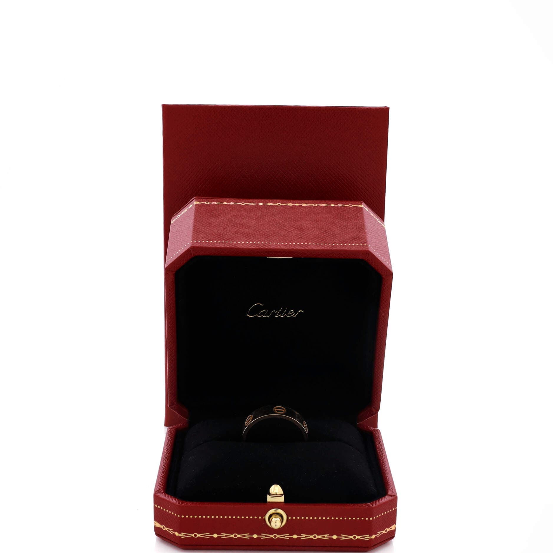 Love Band Ring 18K Yellow Gold, Alternate, color, Metallic Gold