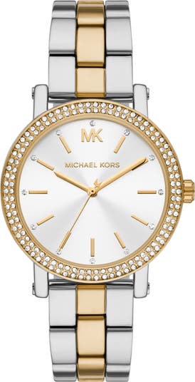 Michael Kors Corey Two-Tone Bracelet Watch, 38mm | Nordstromrack