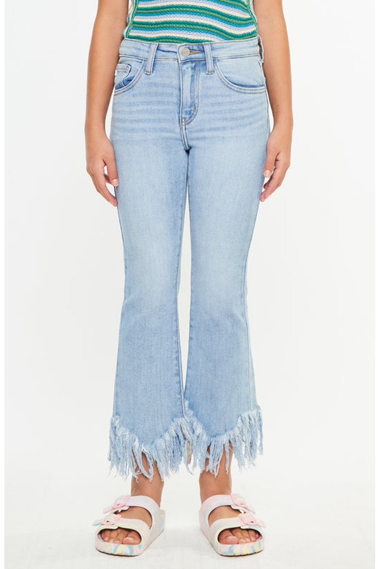 Beth High Rise Cropped Bootcut Jeans, Main, color, Medium Wash