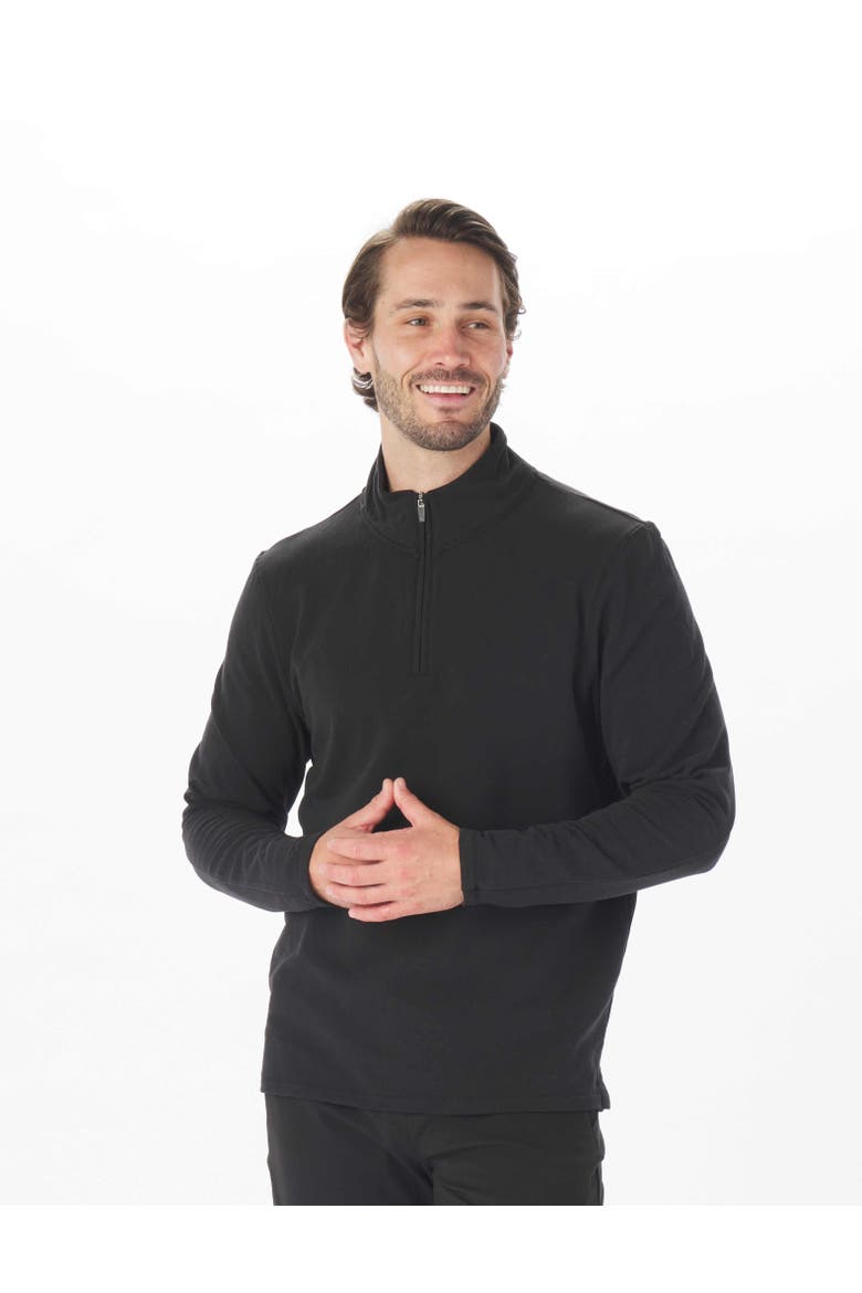 Vertex Quarter Zip, Main, color, Black