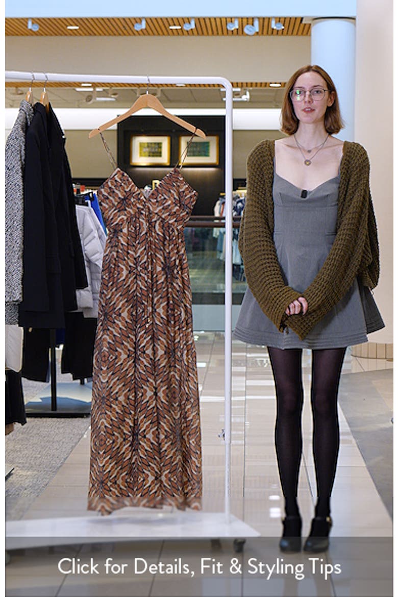 Print Sleeveless Maxi Dress video