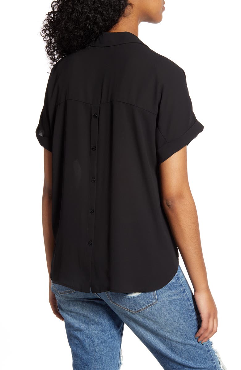 All in Favor Button Back Top, Alternate, color,