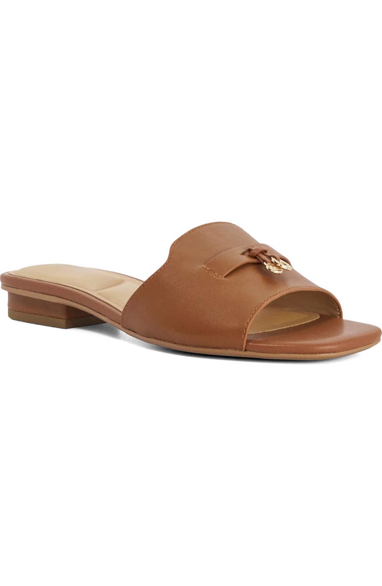 Dune London Lindo Slide Sandal, Main, color, Tan