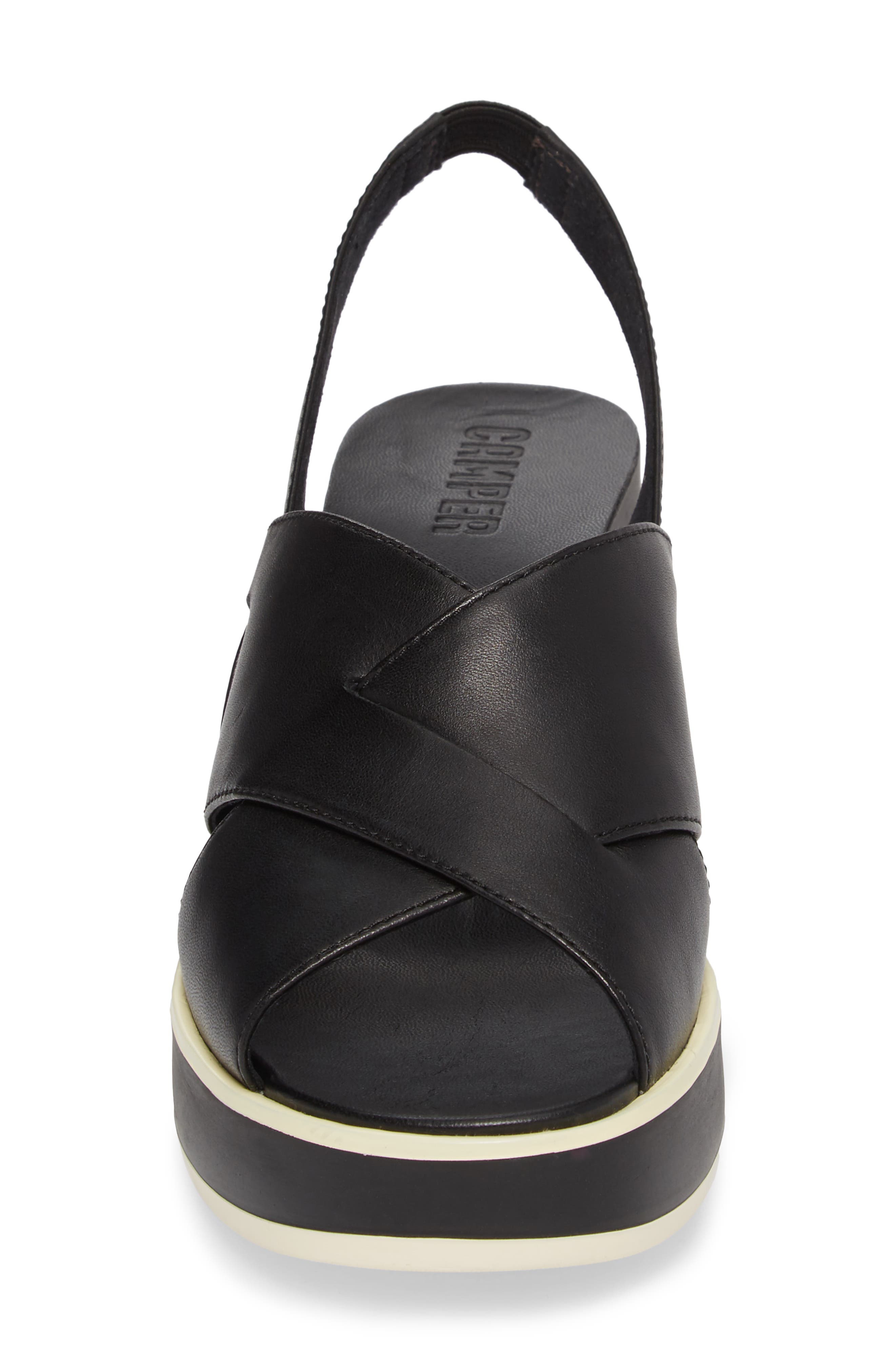 Camper Tropik Cross Strap Wedge Sandal, Alternate, color, 
