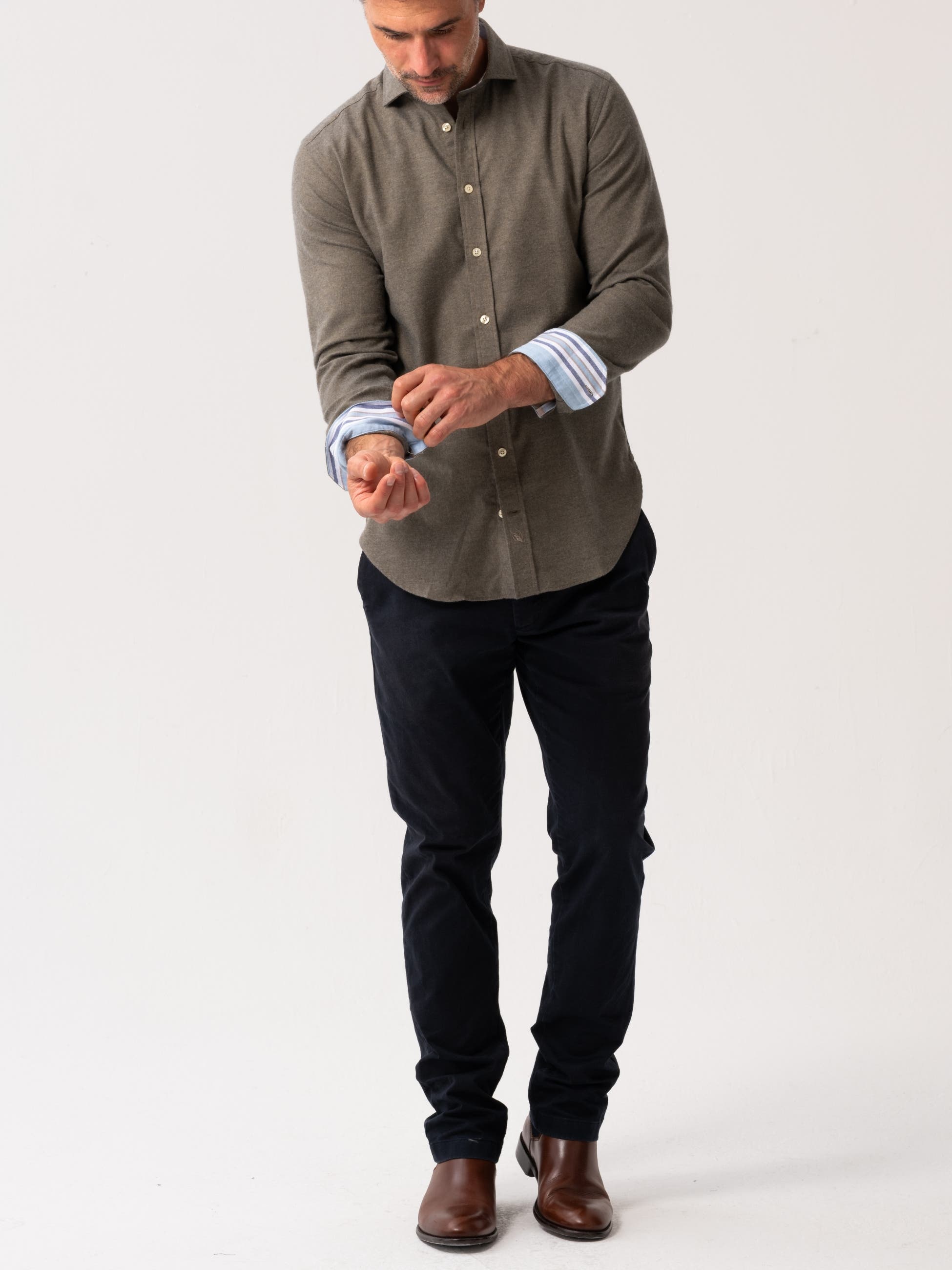 Button Up Collared Shirt - image 2