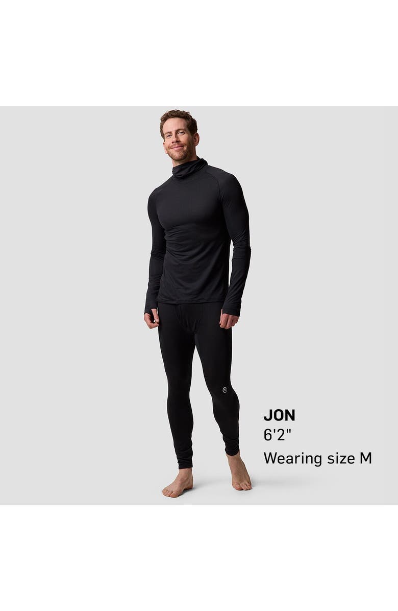 Backcountry Pines Micrrid Ultra-Lt Baselayer Balaclava Top - Men's, Alternate, color, Black