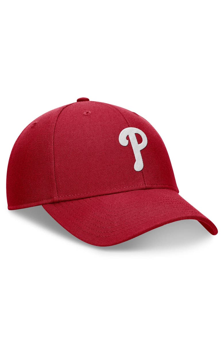 Nike Men's Nike Red Philadelphia Phillies Evergreen Club Performance Adjustable Hat, Alternate, color,