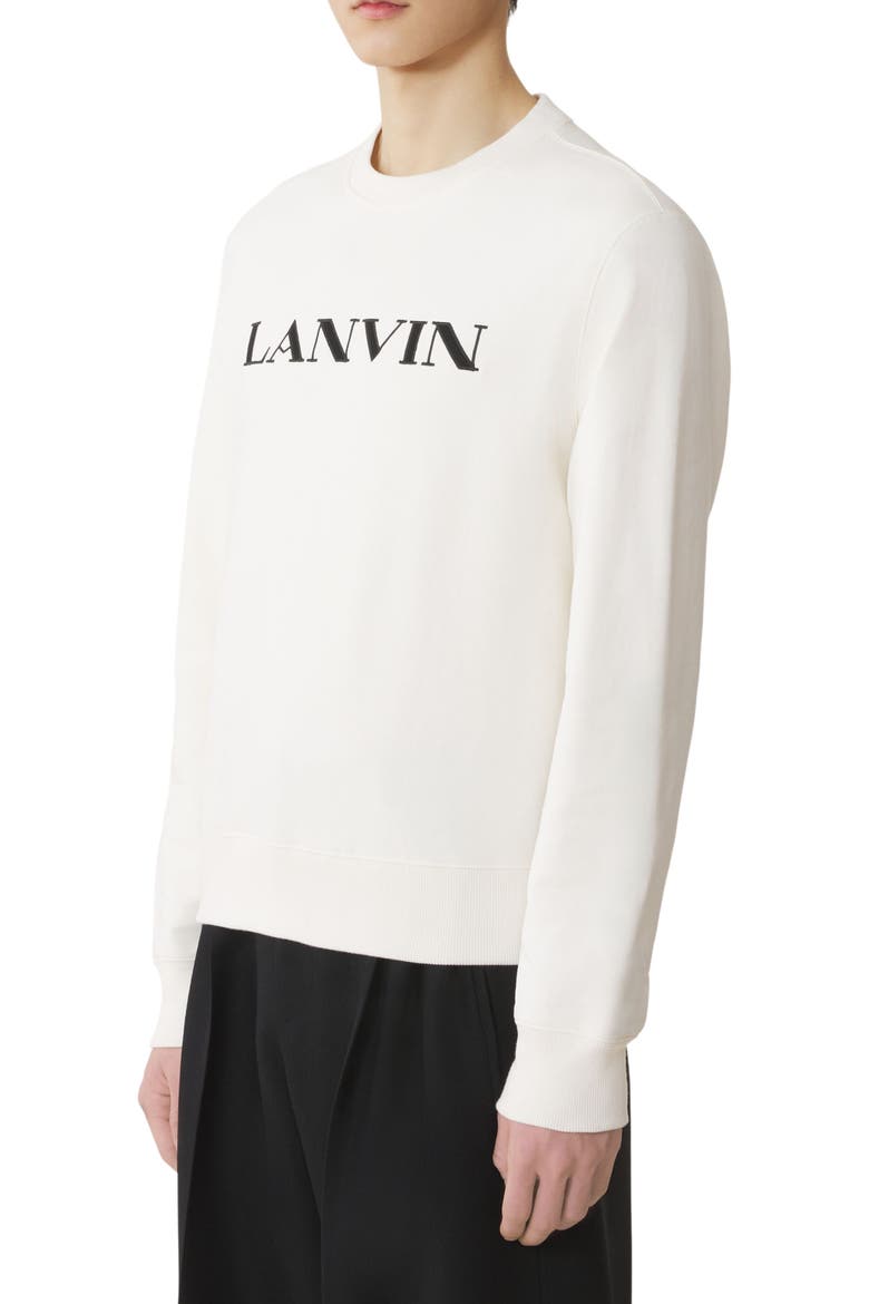 Embroidered Cotton Sweatshirt, Alternate, color, Cloth