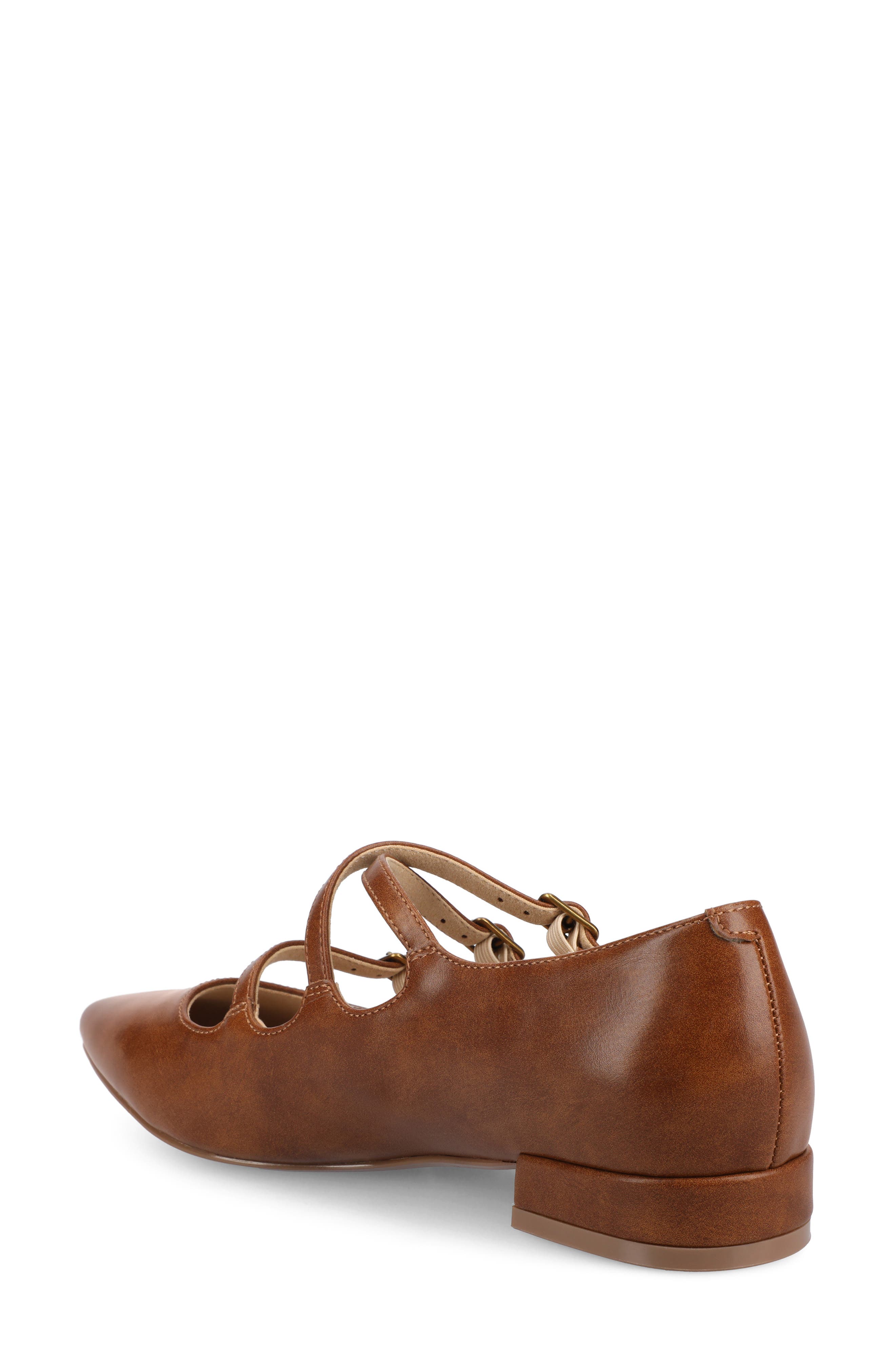 Gretal Mary Jane Flat, Alternate, color, COGNAC
