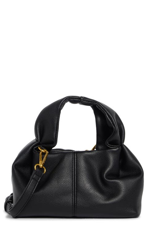 Mini Pleated Top Handle Bag