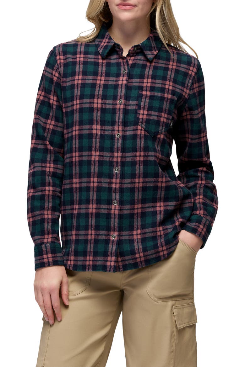 Golden Canyon Organic Cotton Flannel Shirt, Main, color, NAUTICAL