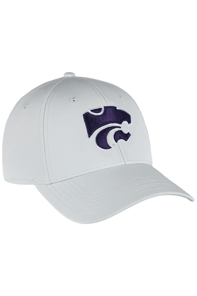 Men's Ahead  Stone Kansas State Wildcats Stratus AeroSphere Adjustable Hat, Main, color, Stone