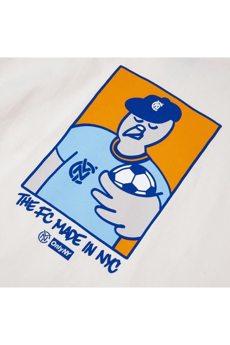 Unisex Only NY x NYCFC  Natural Pigeon Mascot T-Shirt, Alternate, color, Natural