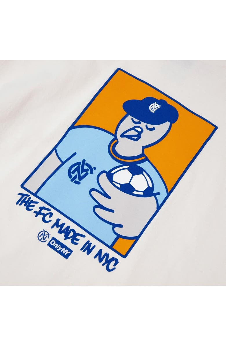 Only NY Unisex Only NY x NYCFC Natural Pigeon Mascot T-Shirt, Alternate, color, Natural