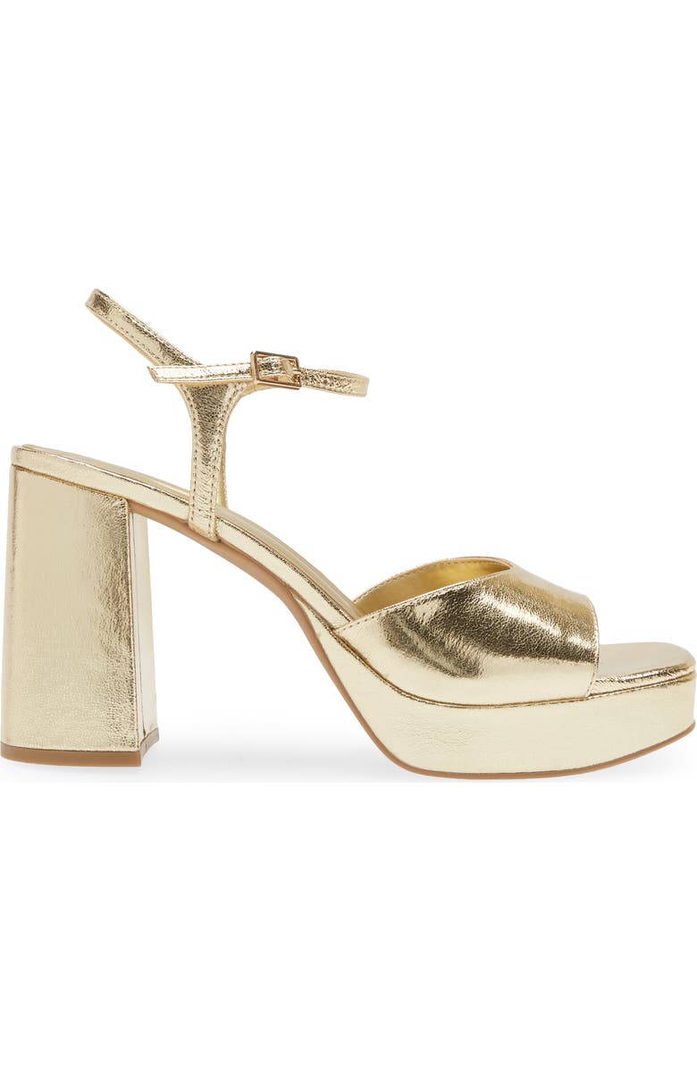 Open Edit Whitney Block Heel Sandal, Alternate, color, Gold Metallic