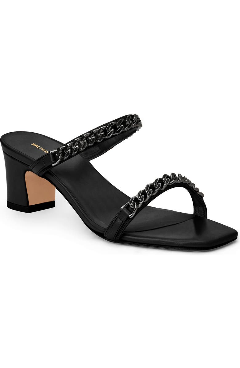 Bruno Magli Elisa Slide Sandal, Main, color, Black Nappa