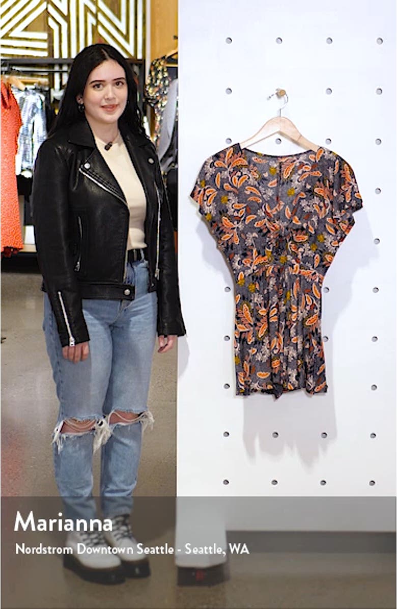 Dondi Tie Front Romper, sales video thumbnail