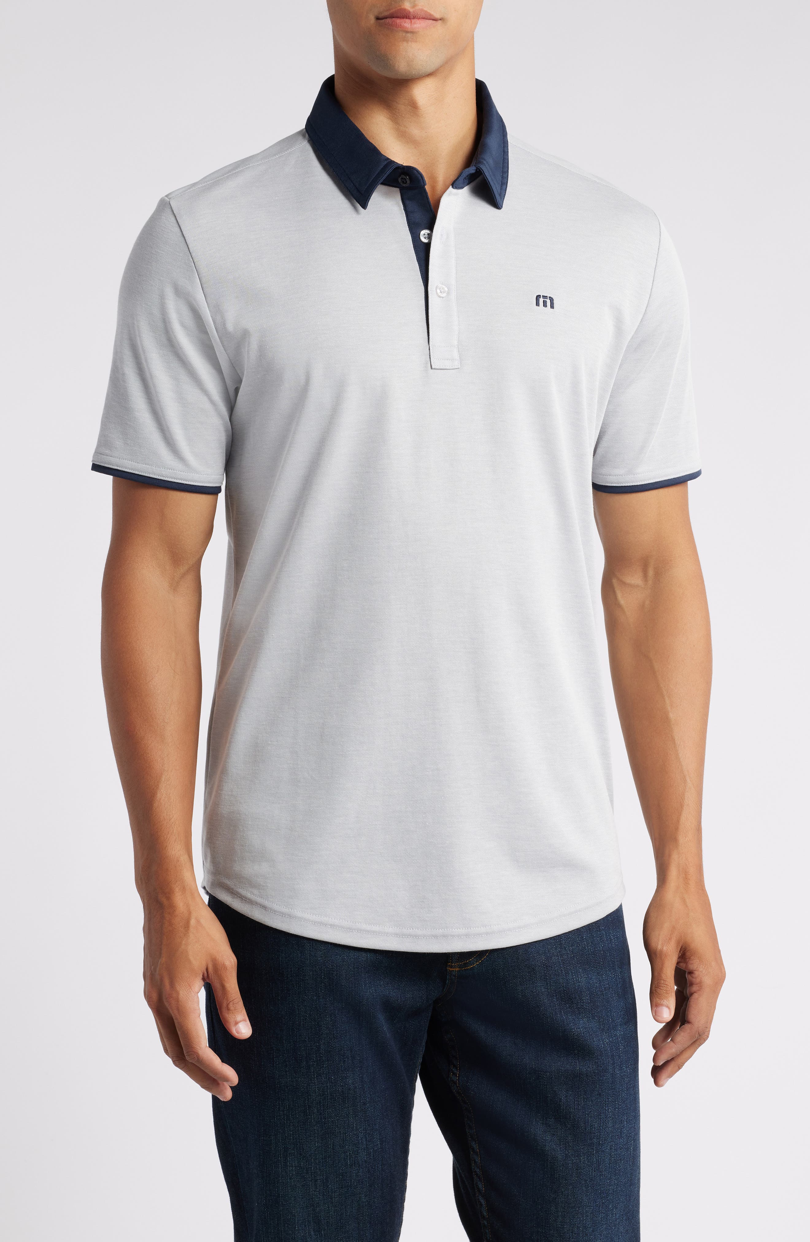 TravisMathew Home Game Cotton Blend Polo