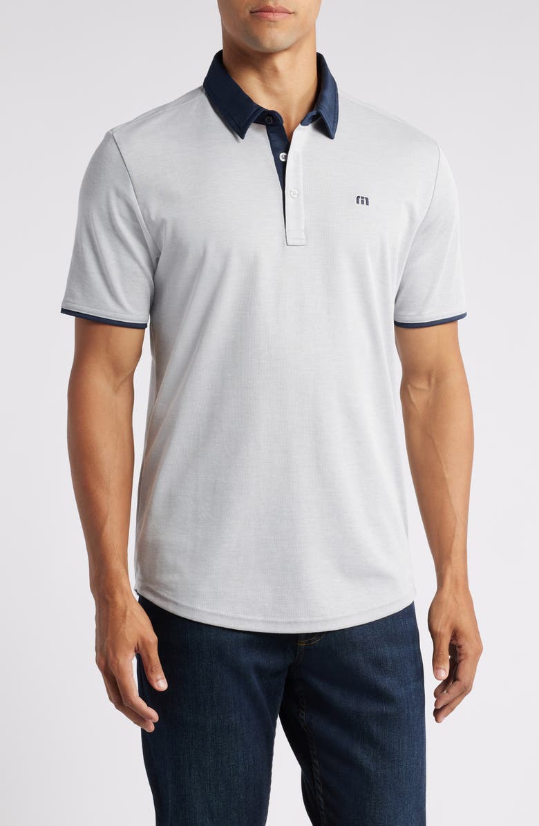 TravisMathew Home Game Cotton Blend Polo, Main, color, 