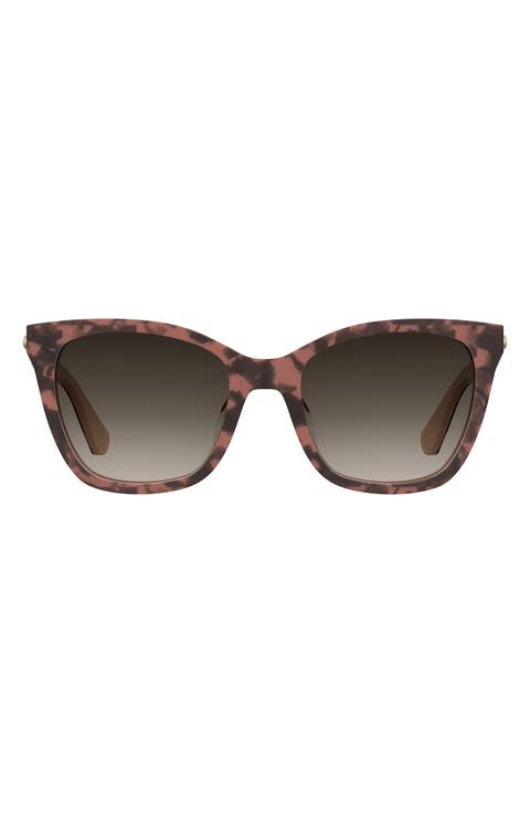 desi 55mm gradient cat eye sunglasses