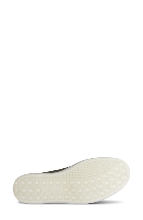 Ecco Soft 7 Mid Top Zip Sneaker In Green