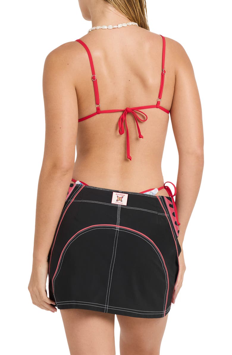 Billabong Lottie Hall Boardie Skirt, Alternate, color, Off Black