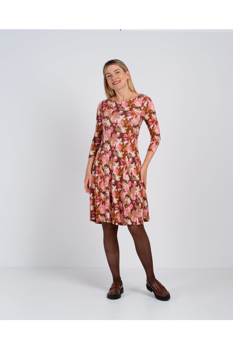 Brushed Floral Dress, Main, color, Pink Fizz Floral