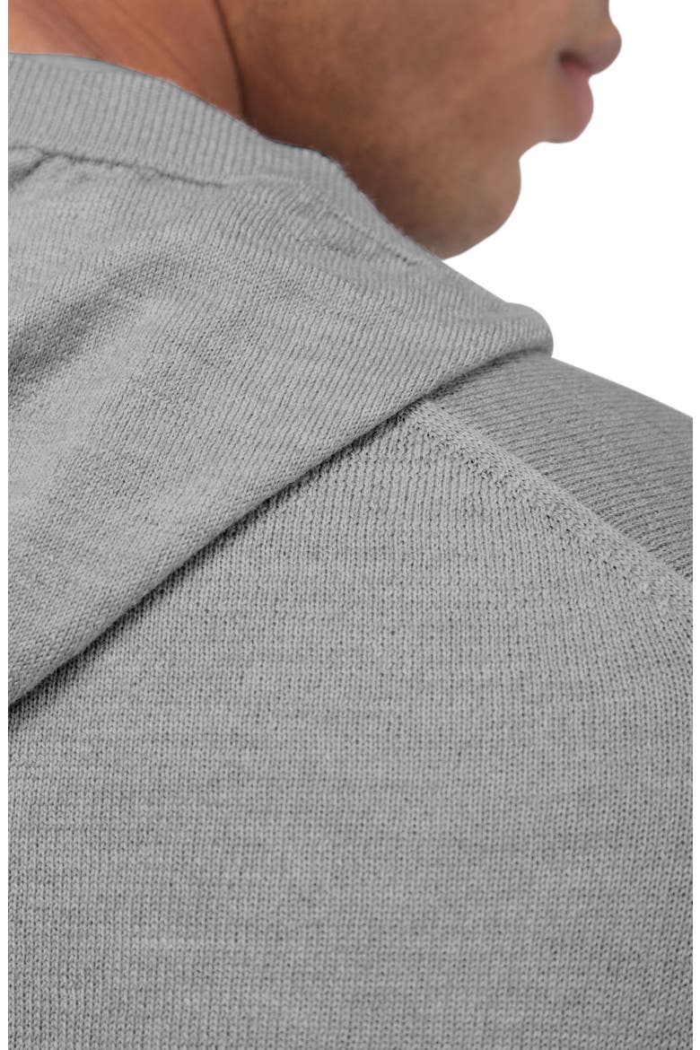 Merino Wool Hooded Sweater, Alternate, color, GRAPHITE