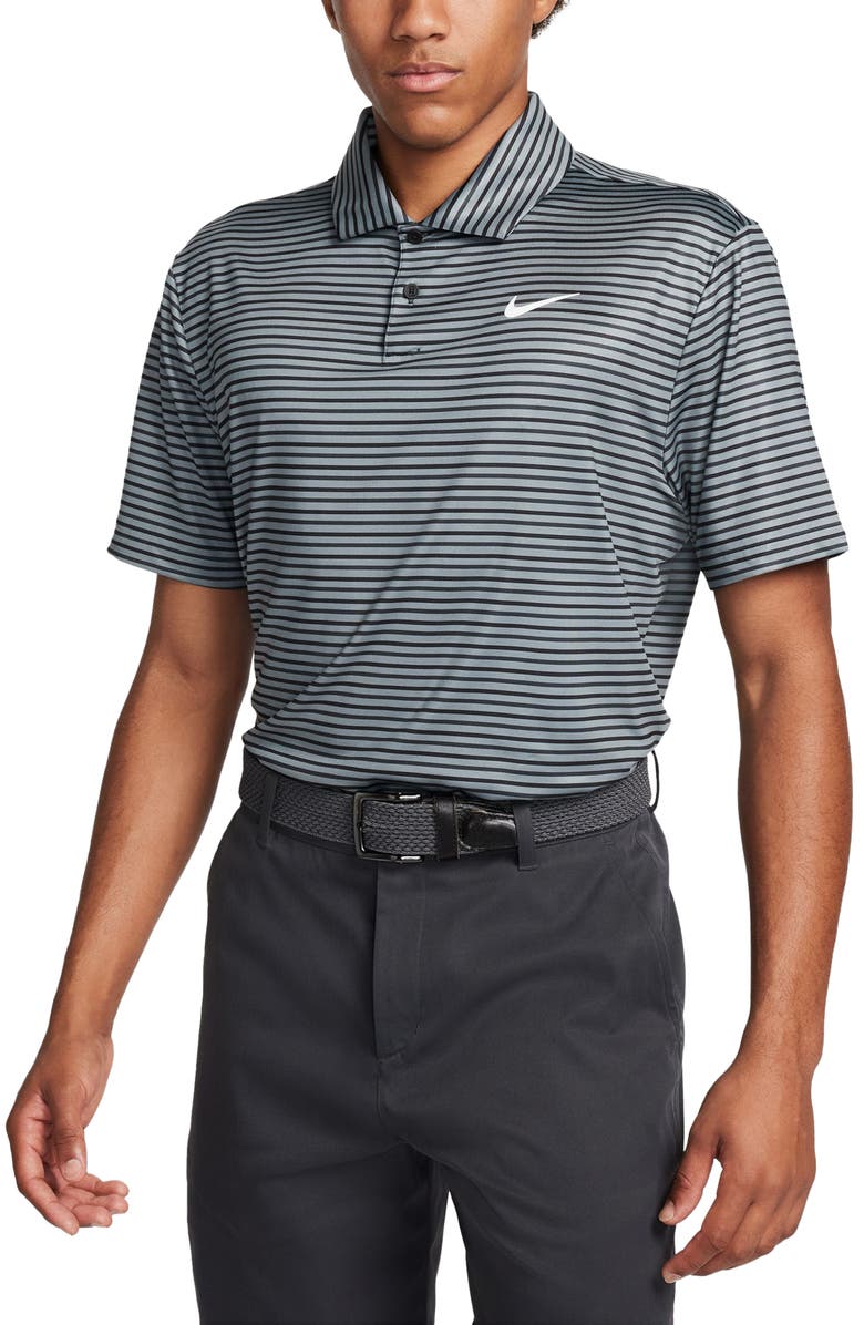 Nike Golf Dri-FIT Tour Stripe Golf Polo, Main, color, 