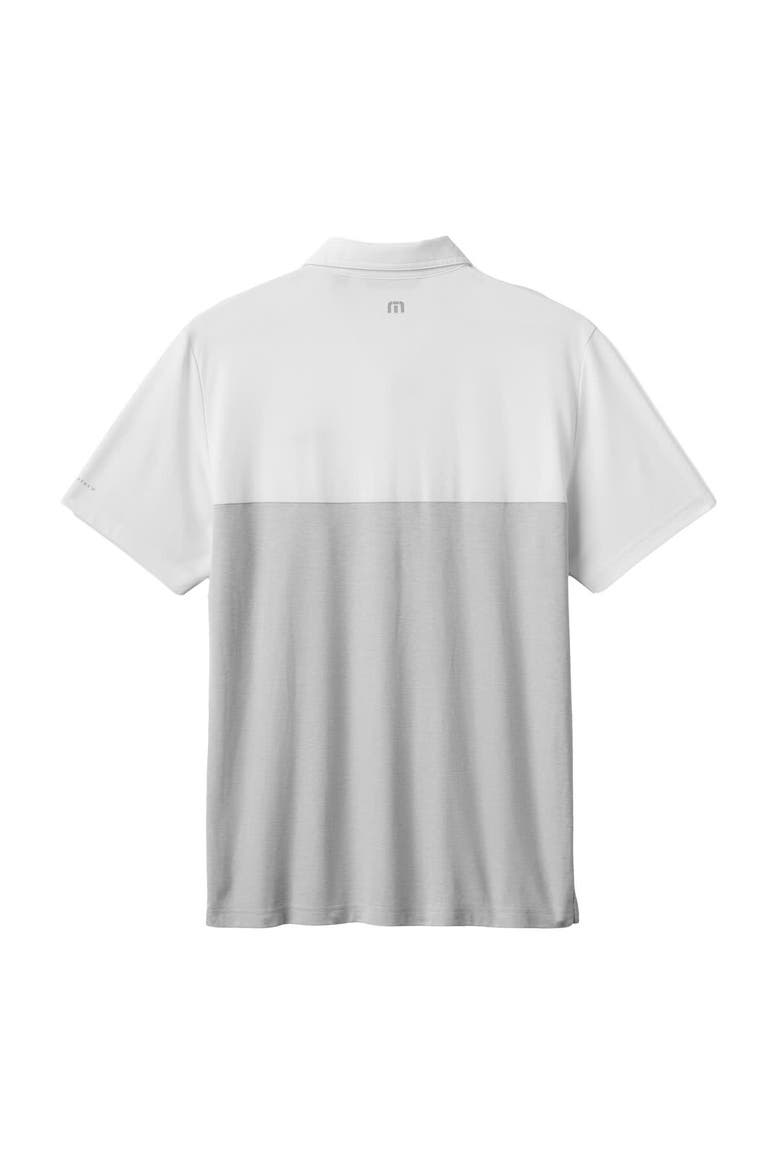 Men's TravisMathew White/Gray Philadelphia Phillies Home Run Leader Tri-Blend Polo, Alternate, color, White