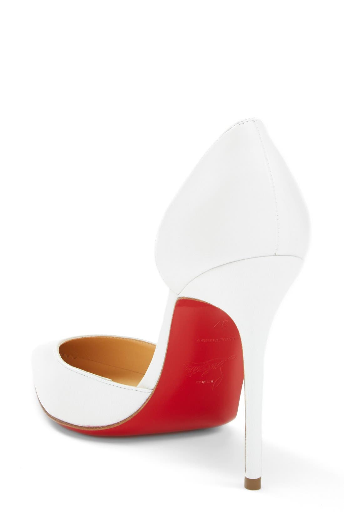 'Iriza' d'Orsay Pump, Alternate, color, WHITE
