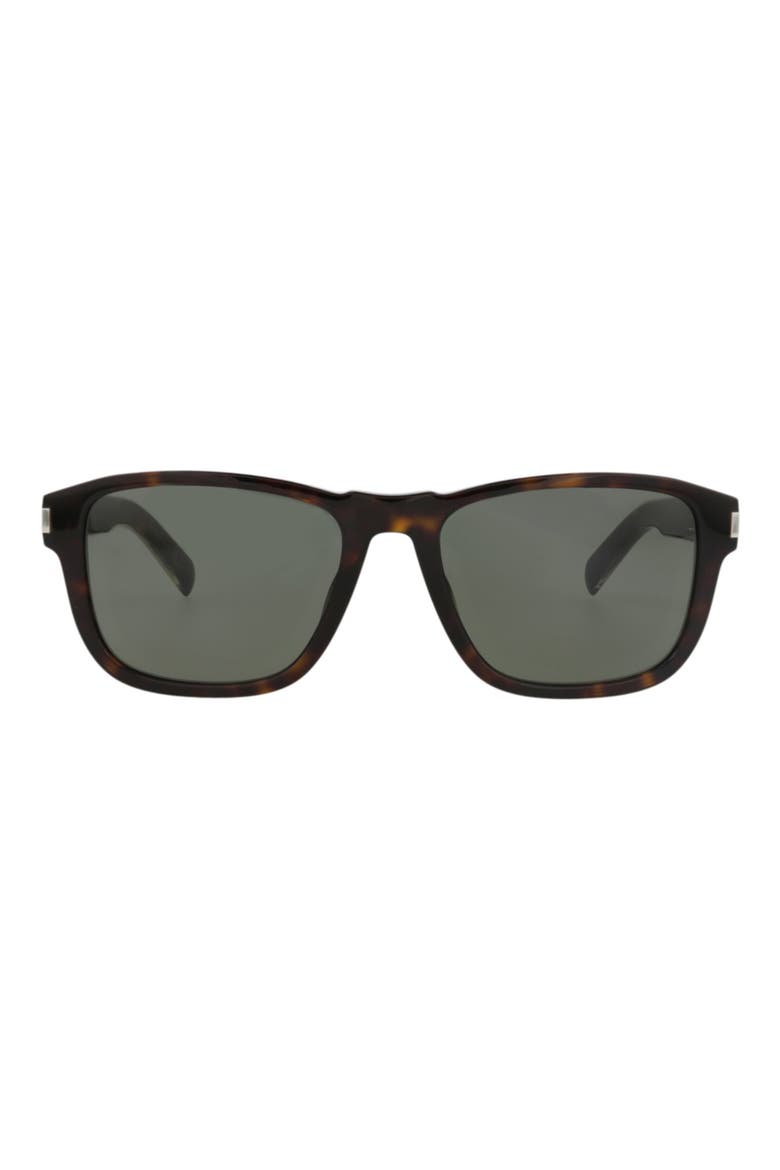 54mm Square Sunglasses, Main, color, HAVANA CRYSTAL GREY