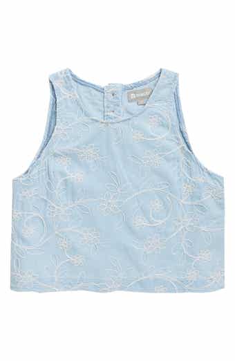 Kids' Floral Embroidered Tank