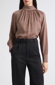 Reiss Eden Microcheck Top