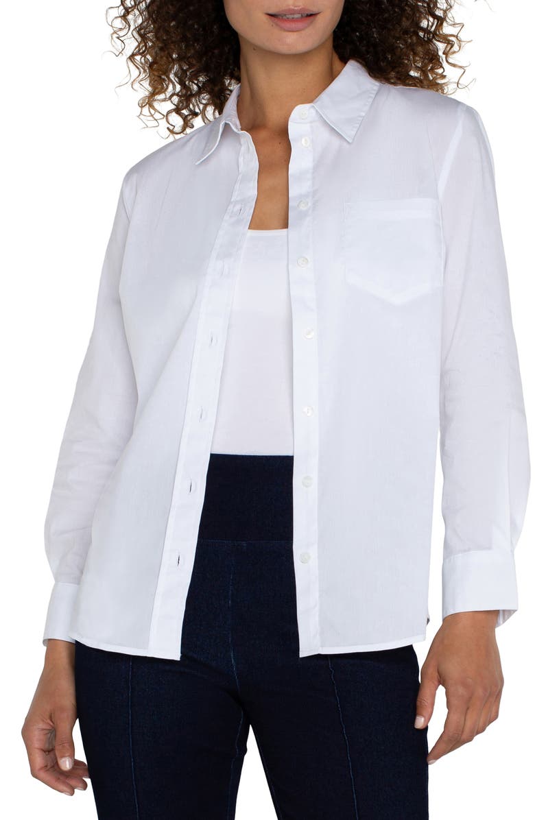 Liverpool Los Angeles Classic Fit Button-Up Shirt, Alternate, color,