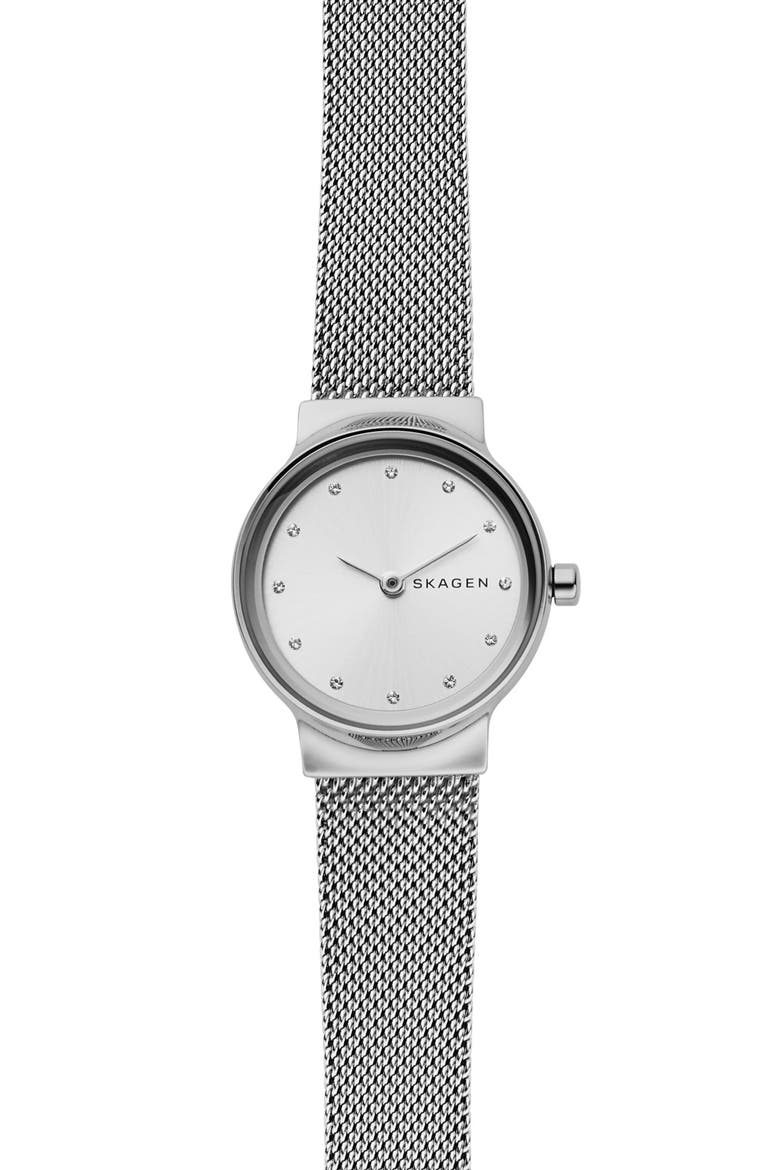 Freja Bracelet Watch, 26mm, Main, color, SILVER