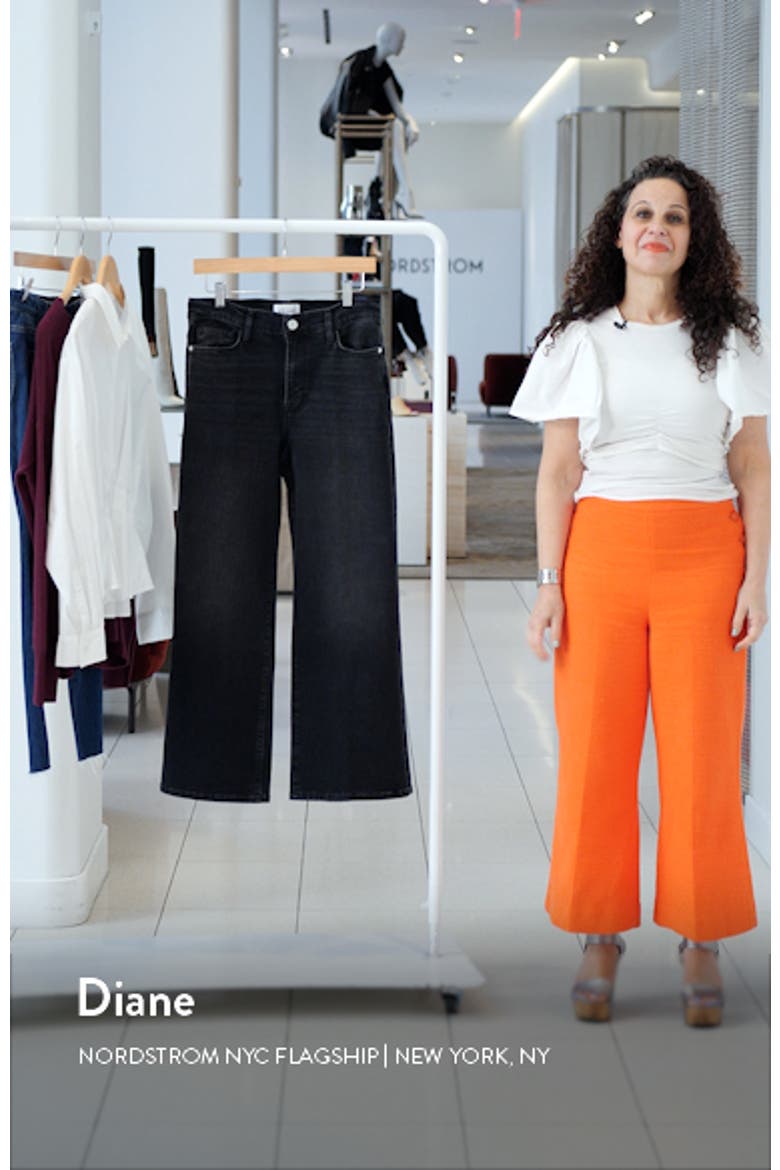 Le Pixie Slim Palazzo Wide Leg Jeans video