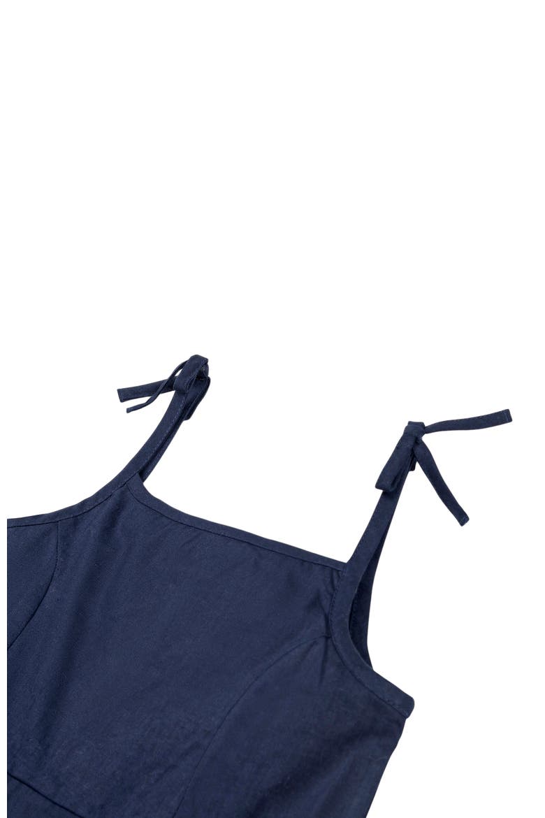 Girls' Flounce Sundress, Kids, Alternate, color, Navy Solid