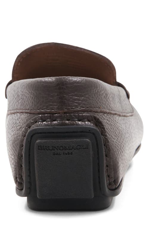 Bruno Magli Taranto Penny Loafer In Brown Tumbled