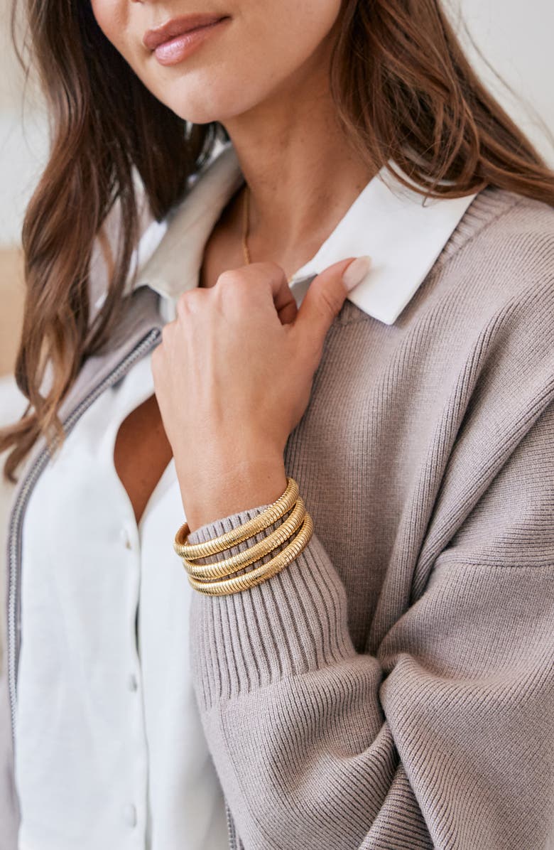 Brook and York Scottie Set of 3 Bracelets, Alternate, color, Gold