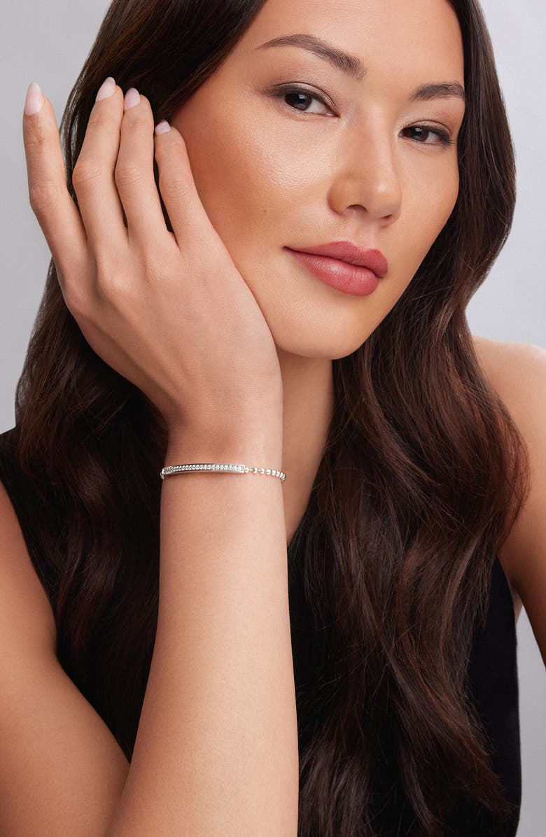 LAGOS Caviar Spark Diamond Bracelet, Alternate, color, Silver